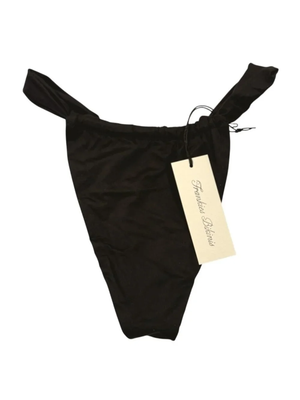 Frankies Bikinis Beckett Micro Bikini Bottom in Black